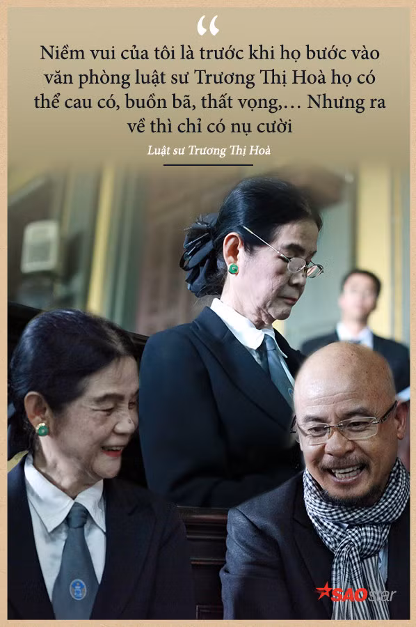 Bà luôn gieo niềm lạc quan cho mọi người.
