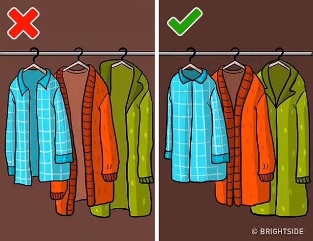10 thói quen sai lầm khi sắp xếp, dọn dẹp tủ quần áo - Hình 1