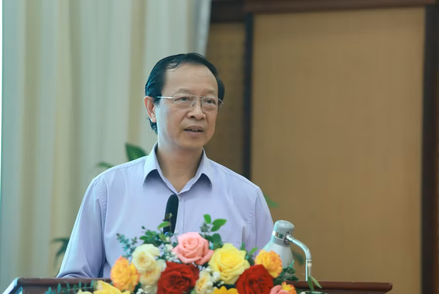 Thứ trưởng Phạm Ngọc Thưởng phát biểu kết luận hội nghị.