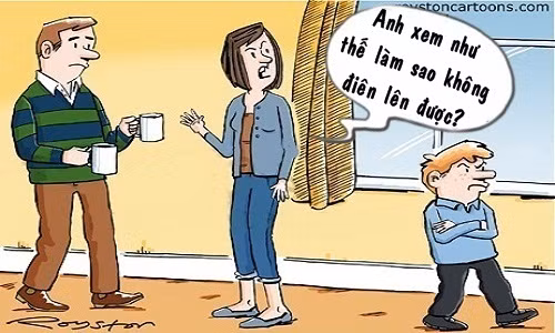 Ông bố điềm tĩnh 