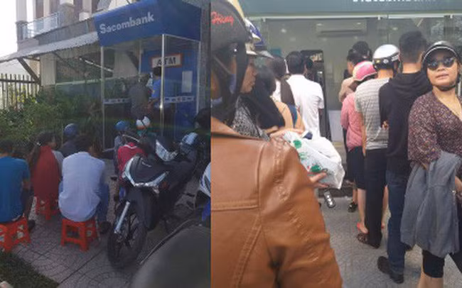 Khổ như đi rút tiền ngày Tết: Chạy xe vài km tìm cây ATM, mang theo cả ghế nhựa ngồi xếp hàng chờ đến lượt