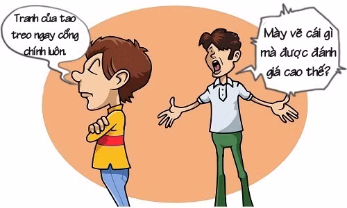 Khi họa sĩ chém gió