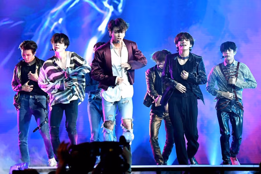BTS biểu diễn tại lễ trao giải Billboard Music Awards 2018 (ảnh: getty).