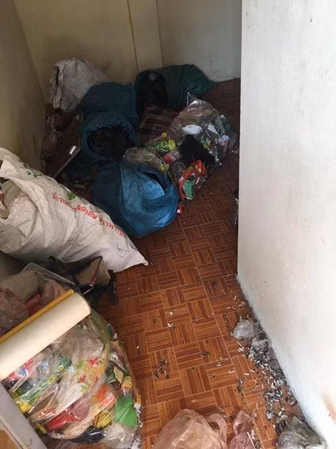 Góc nào trong nhà cũng toàn rác là rác.