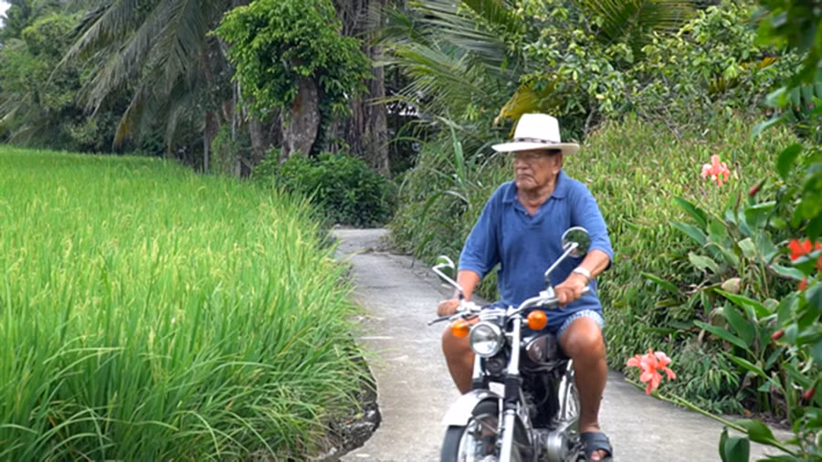 Cảnh phim “Ông Hai Lúa” chiếu tại Liên hoan phim tài liệu quốc tế châu Âu – Việt Nam lần thứ 10