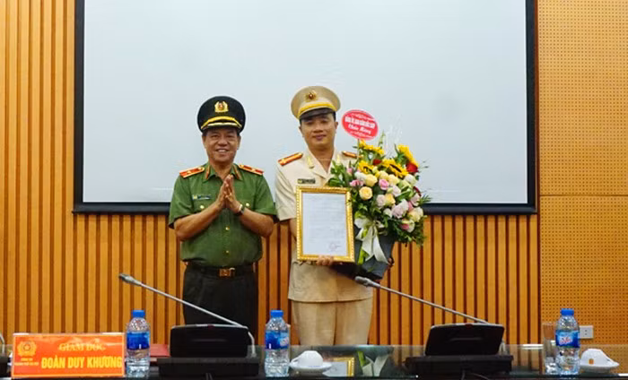 CAHN điều động Thượng tá Nguyễn Thành Long giữ chức vụ Trưởng Công an quận Nam Từ Liêm
