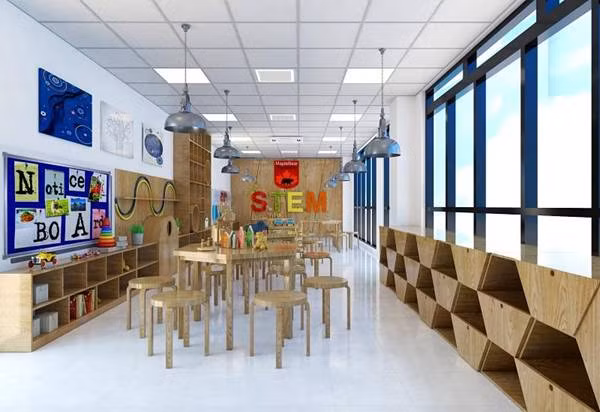 Trường Tiểu học Sunshine Maple Bear có hệ thống các phòng chức năng đạt tiêu chuẩn dành riêng cho các hoạt động ngoại khóa và trải nghiệm.