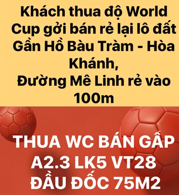 Rao bán nhà vì thua độ World Cup: Hàng rẻ bất ngờ, thật khó tin