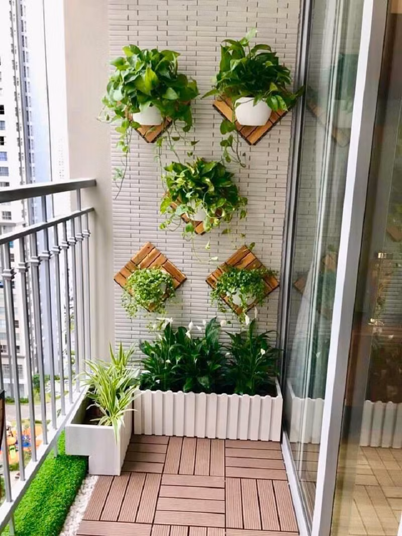 Không nhất thiết phải chi phí cao mà vẫn có ban công đẹp