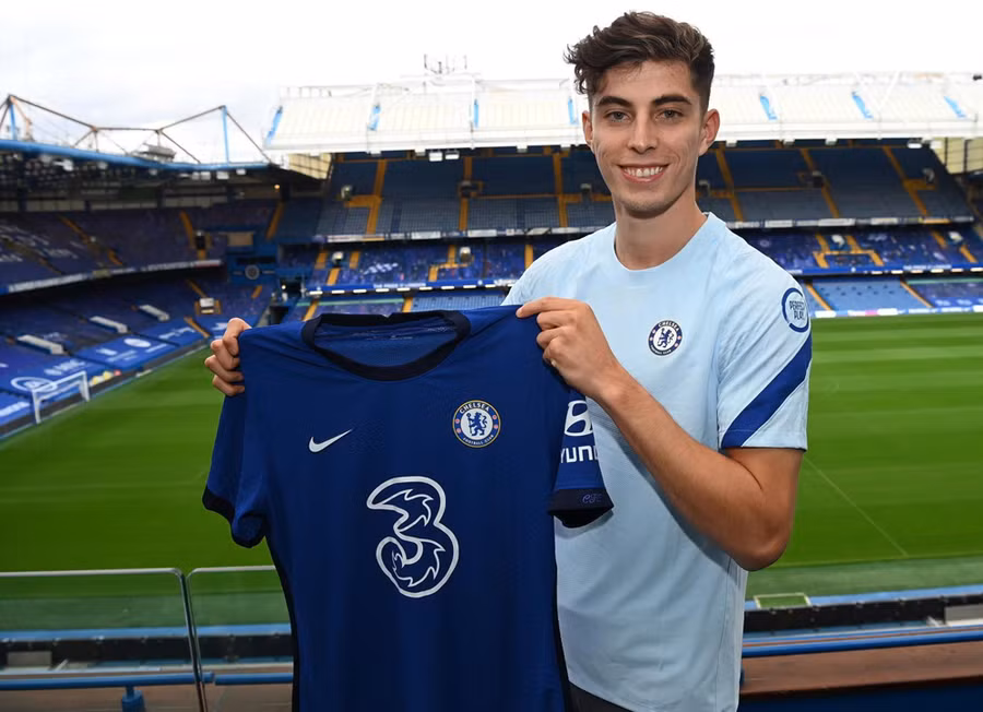 Havertz đã trở thành tân binh đắt giá nhất của Chelsea trong mùa hè năm 2020.