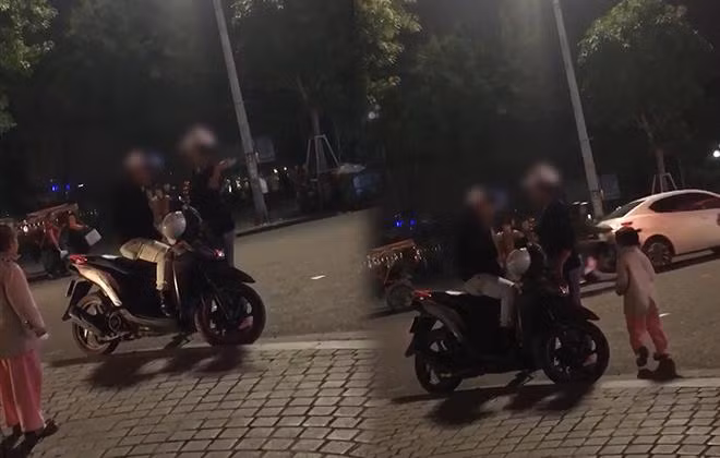 Tranh cãi clip vợ tát “bôm bốp” vào mặt chồng 20 cái giữa phố Hà Nội