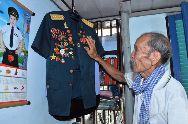 Đại tá Nguyễn Văn Bảy, người phi công đã bắn rơi 7 chiếc máy bay địch trong kháng chiến chống Mỹ, đã trút hơi thở cuối cùng vào 21h ngày 22/9/2019 (ảnh: Nguyễn Hành).