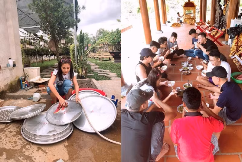 Hoài Linh dọn dẹp nhà thờ trăm tỷ trước ngày giỗ Tổ nghề