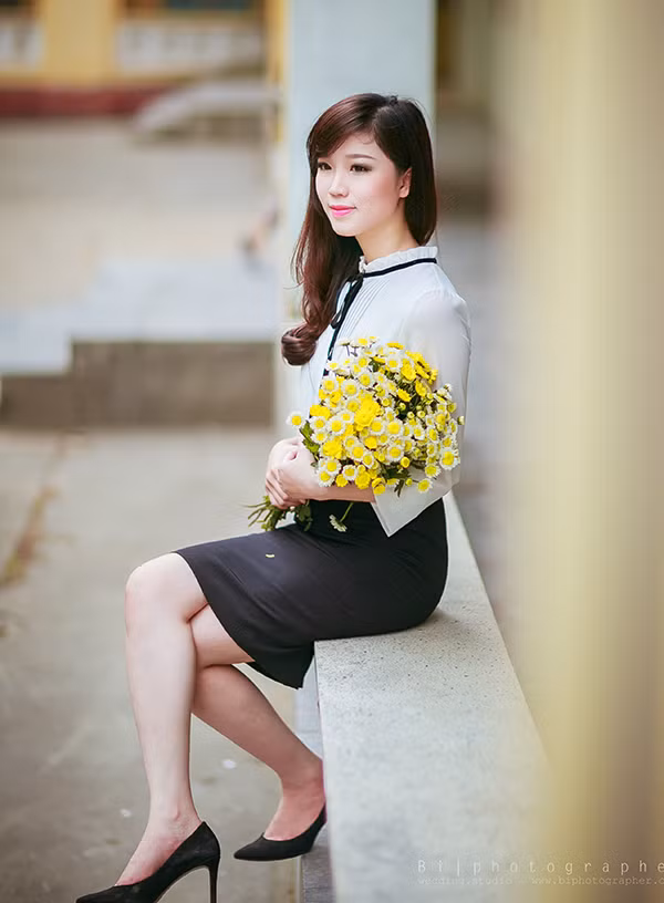 Ngắm hoa khôi sinh viên cao 1m72 học giỏi, hát hay ảnh 8