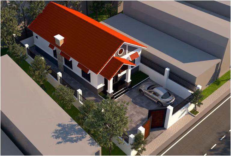 Những mẫu nhà ống cấp 4 hiện đại, giá rẻ ai cũng muốn xây ảnh 11 nhung mau nha ong cap 4 gia re ai cung muon xay - 12