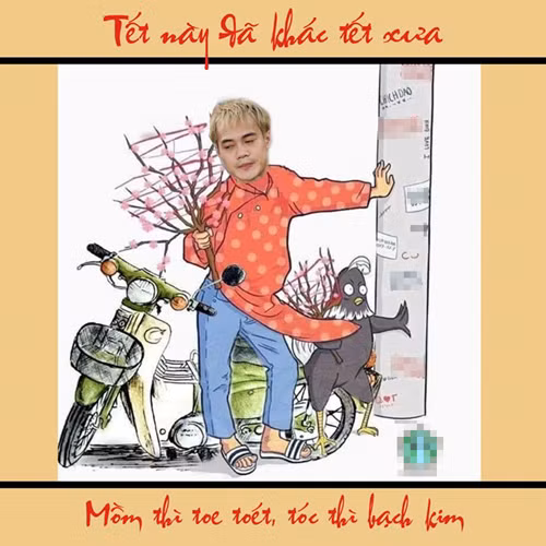 Theo thời gian Văn Toàn cũng biết làm đẹp cho mình. Theo thời gian Văn Toàn cũng biết làm đẹp cho mình.