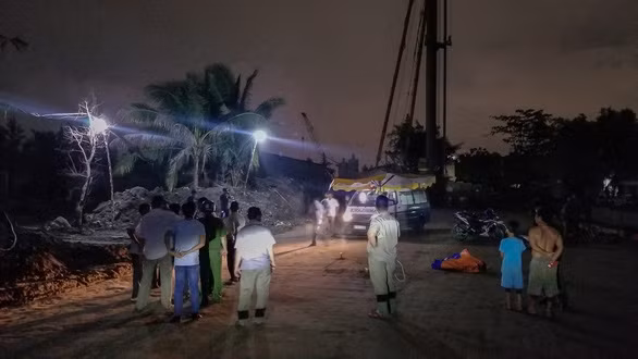 Hiện trường nơi xảy ra vụ việc - Ảnh: Báo Tuổi trẻ