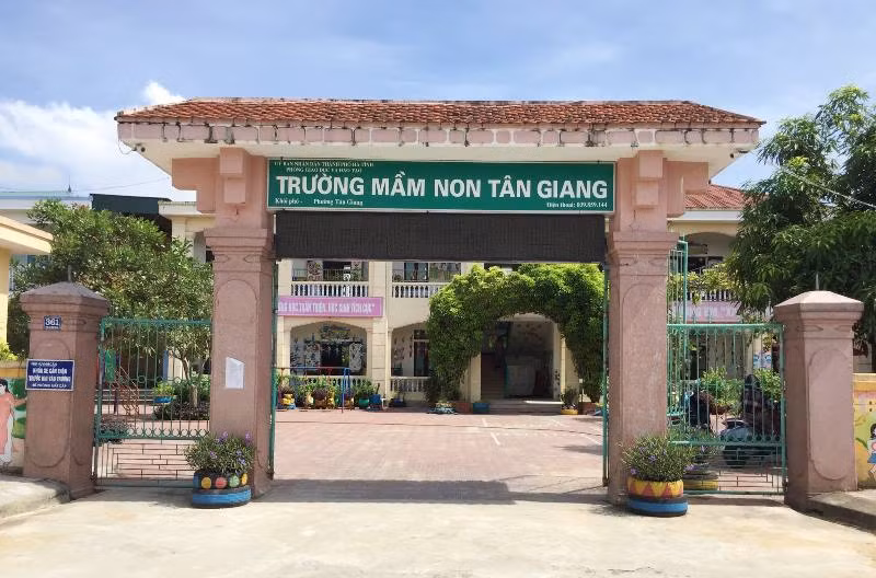 Trường Mần non phường Tân Giang, TP.Hà Tĩnh