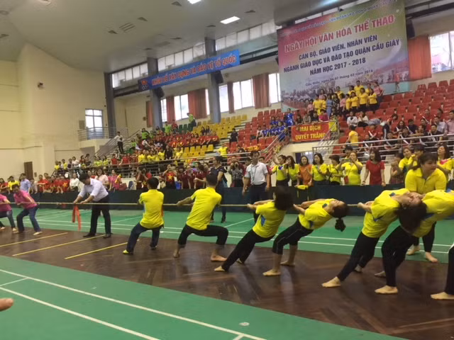 Sôi nổi ngày hội văn hóa thể thao ngành GD&ĐT quận Cầu Giấy (Hà Nội)