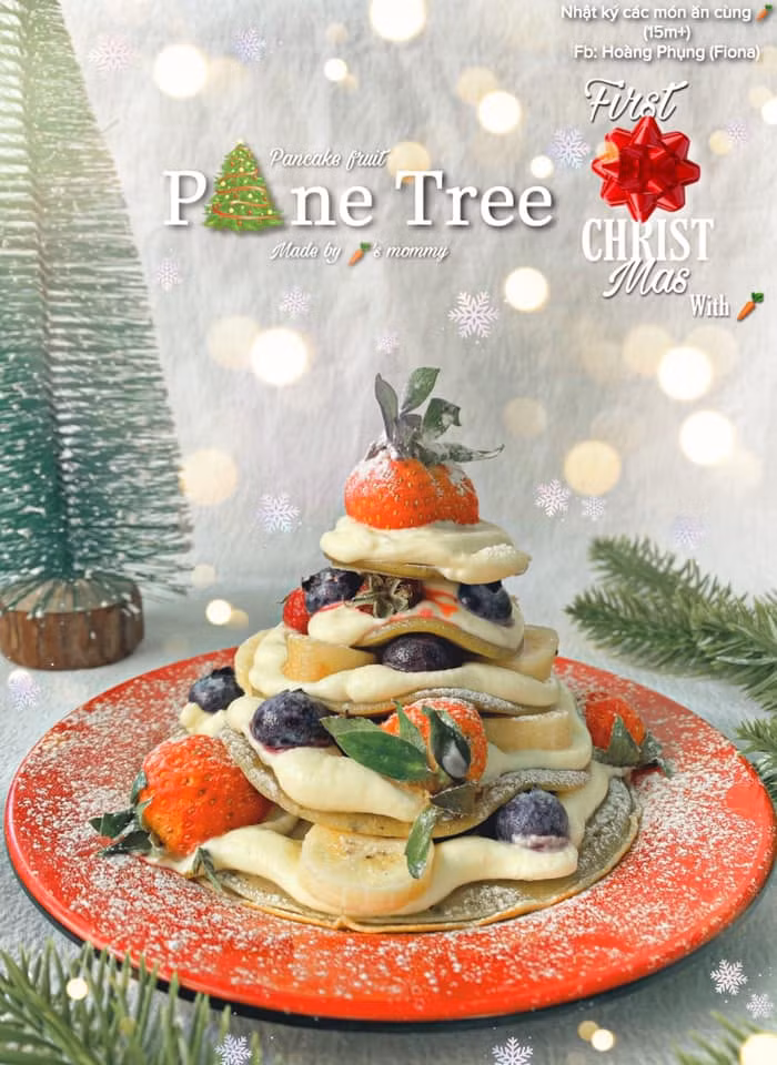 PANCAKE là một trong những món mà con chị Phụng rất thích. Đặc biệt ăn kèm cùng trái cây và sữa chua hoặc whipping cream.