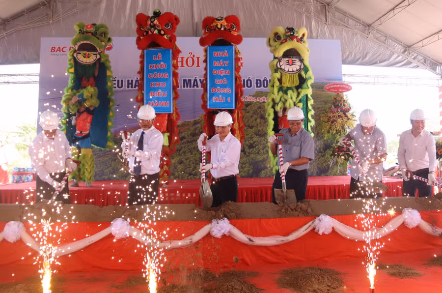 Lễ khởi công xây dựng khu điều hành Nhà máy điện gió Đông Hải 1