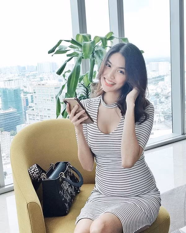 Bầu 6 tháng, Lan Khuê vẫn mặc sành điệu chẳng kém thời son rỗi ảnh 7 lan khue bau 6 thang van an mac sanh dieu, chang kem gi thoi son roi - 7