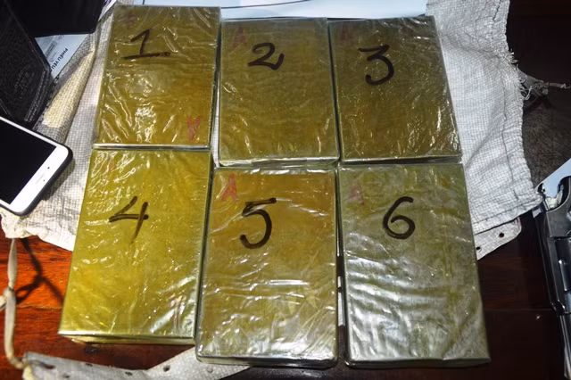 Số lượng ma túy bị bắt giữ.