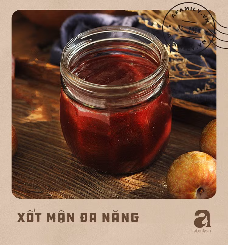 Tranh thủ mận cuối mùa làm món xốt mận đa năng ăn với gì cũng ngon nào các mẹ ơi! - Ảnh 5. Tranh thủ mận cuối mùa làm món xốt mận đa năng ăn với gì cũng ngon nào các mẹ ơi! - Ảnh 5.