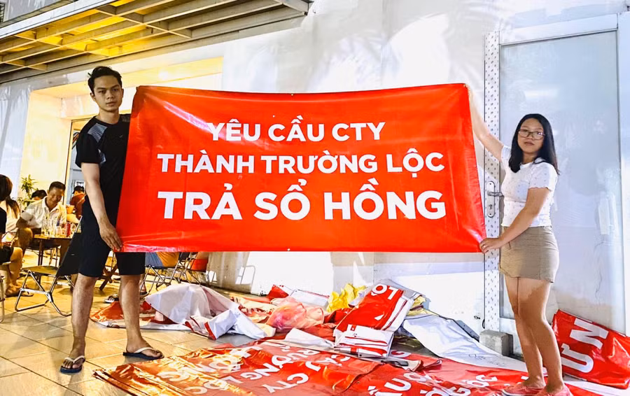 Cư dân tại một dự án chung cư đòi sổ hồng