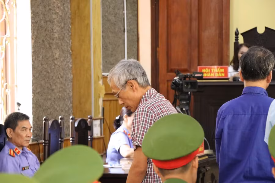 Bị cáo Đỗ Khắc Hưng tại phiên toà.