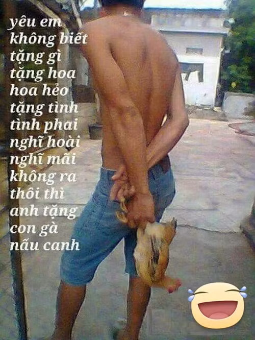 Món quà giản đơn nhưng thấm đầy tình cảm.