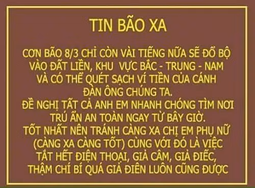 Cơn bão tháng 3 khiến bao cánh mày râu điêu đứng.