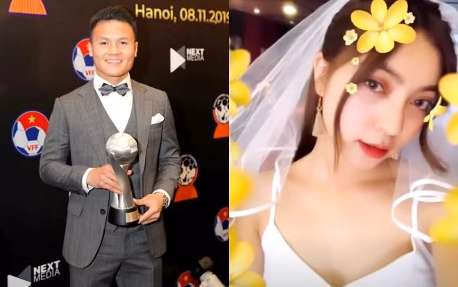 Tình cũ của Quang Hải hóa thành “cô dâu”.