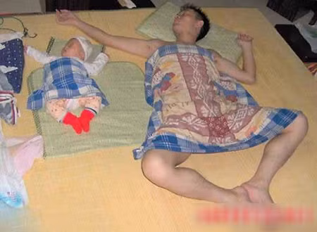Bộ ảnh hài hước của cha và con ảnh 11