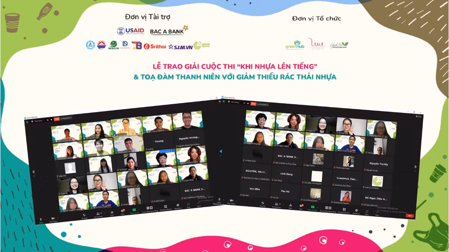 Lễ trao giải cuộc thi “Khi nhựa lên tiếng” được tổ chức trực tuyến, chi tiết giải thưởng xem tại đây.