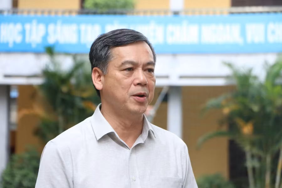Phó Chủ tịch UBND tỉnh Trần Lê Đoài nhấn mạnh các điểm thi cần đảm bảo an ninh, an toàn cho địa điểm thi.