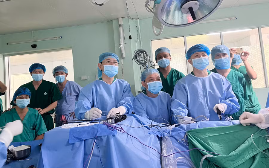 Ca ghép thận thành công đầu tiên tại ĐBSCL. Ảnh: BVCC.