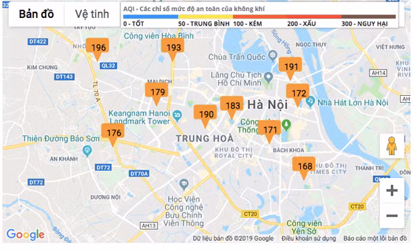 Không khí Hà Nội ô nhiễm báo động, khẩu trang thường không tác dụng
