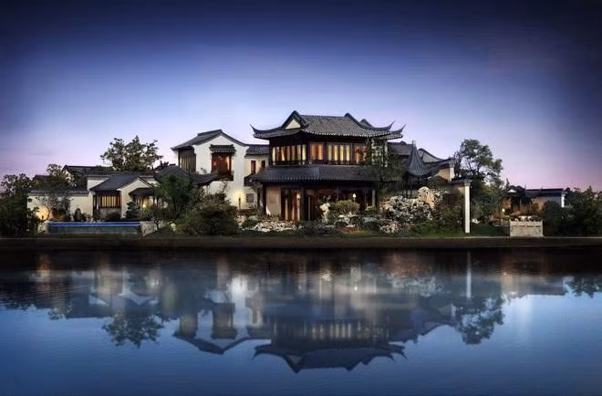 Choáng ngợp trước biệt phủ lộng lẫy như tiên cảnh của tỷ phú Jack Ma ảnh 1 Choang ngop truoc biet phu long lay nhu tien canh cua ty phu Jack Ma hinh anh 1