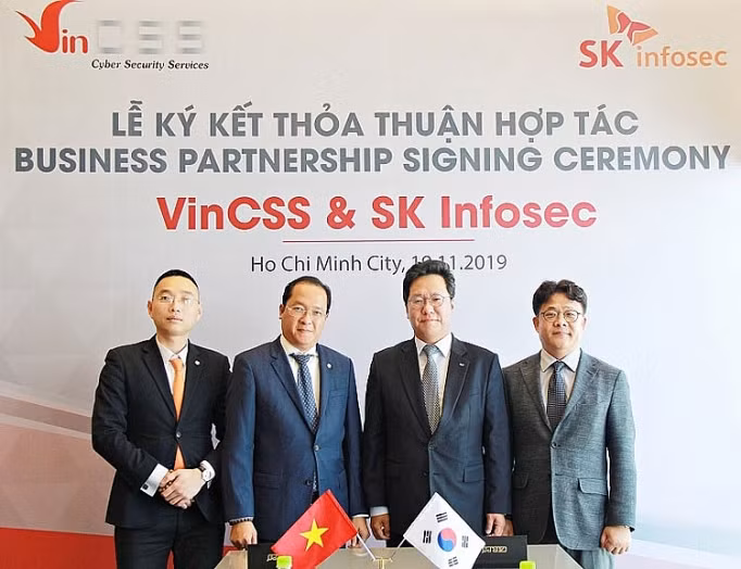 vincss ky thoa thuan hop tac an ninh mang voi sk infosec