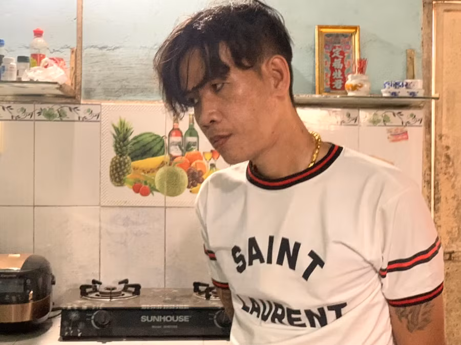Ken thời điểm bị bắt giữ.