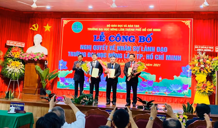 Nhân sự Ban giám hiệu Trường ĐH Nông Lâm TPHCM.