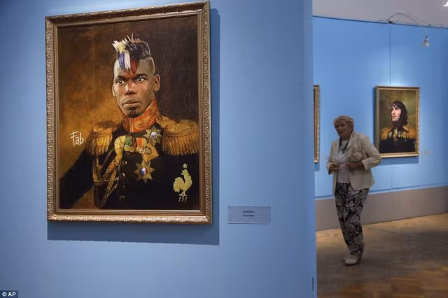 Paul Pogba của tuyển Pháp.