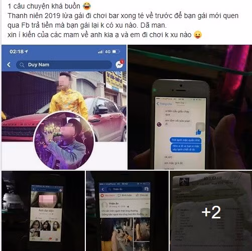 Co gai di bar cung ban trai moi quen, bi bo lai voi hoa don 9 trieu hinh anh 1 