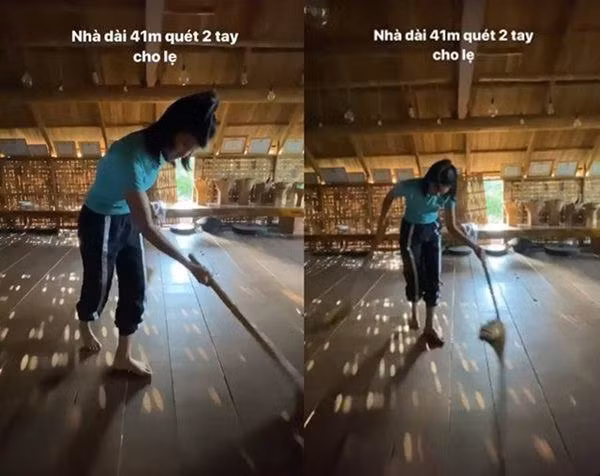 H'Hen Niê vẫn giữ lại nhà sàn đặc trưng của người dân tộc mình.