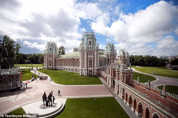 Cung điện Tsaritsyno ở thủ đô Moscow, nơi xảy ra vụ việc đáng tiếc nói trên.