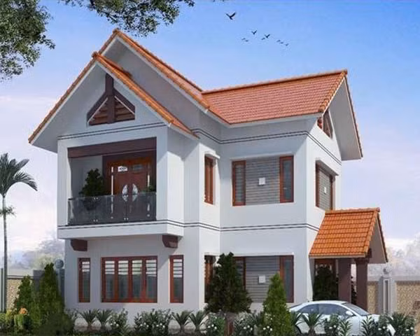 Các mẫu nhà 2 tầng rẻ đẹp, gia đình đông người ở thoải mái ảnh 4 cac mau nha dep 2 tang gia re, dep rung roi cho gia dinh dong nguoi o thoai mai - 5