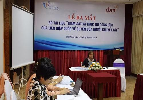 Ra mắt bộ tài liệu hướng dẫn các lãnh đạo Hội Người khuyết tật