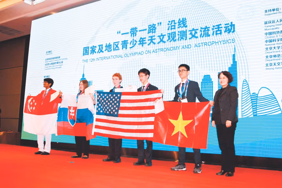 Trần Xuân Tùng tại lễ trao giải