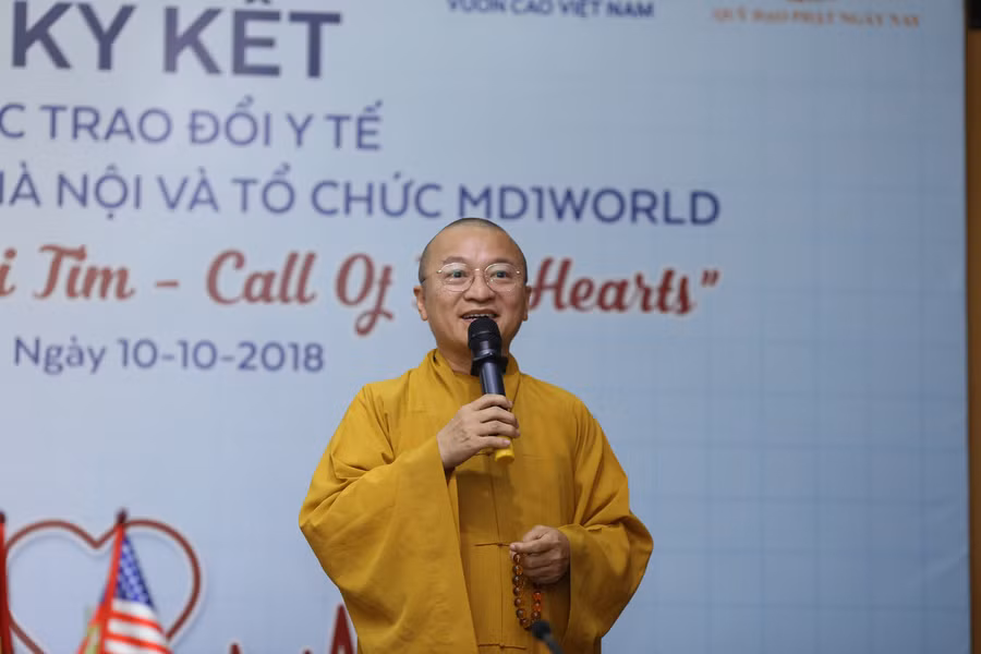 Thượng tọa, tiến sĩ Thích Nhật Từ - sáng lập Quỹ Đạo Phật Ngày Nay chia sẻ trong chương trình Thượng tọa, tiến sĩ Thích Nhật Từ - sáng lập Quỹ Đạo Phật Ngày Nay chia sẻ trong chương trình